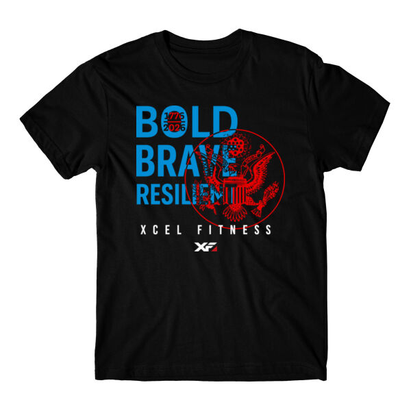 BOLD BRAVE RESILIENT - T-SHIRT - $Z4D3RT$ Thumbnail